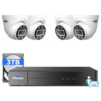 5-Мегапиксельный комплект Цветного видеорегистратора ночного видения Nvr Системы видеонаблюдения