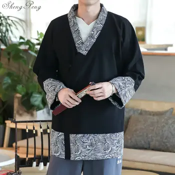 Традиционная китайская одежда для мужчин, традиционная китайская одежда shanghai tang, китайская традиционная мужская одежда Q574